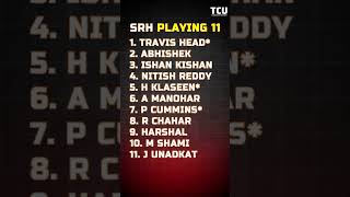 SRH Strongest Playing 11 for IPL 2025  EP  28   telugu srh [upl. by Laurene]