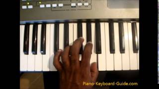 Learn How To Play The A Major Scale On Piano [upl. by Jade]