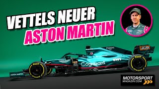 Vettels neue Formel 1Ära Grüner Mercedes von Aston Martin [upl. by Hilleary]