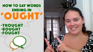 How to pronounce OUGHT Words  Speak English Confidently  Real English Conversations [upl. by Dewey]