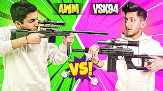 Awm Vs Vsk98 New Sniper As Gaming Vs As Rana Funny Sniper Fight  Garena Free Fire [upl. by Ardnasela]