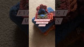 Everything I Crocheted in a Week crochet crochetideas [upl. by Carmella]