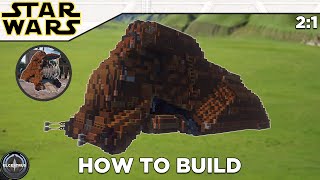 Trade Federation MTT  Minecraft Star Wars tutorial [upl. by Waine]