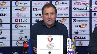 Rueda de prensa de Jagoba Arrasate tras el CA Osasuna vs AD Alcorcón 21 [upl. by Ekim]