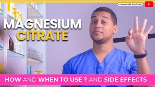 Magnesium Citrate How to Use It amp 3 Common Side Effects [upl. by Ralaigh]