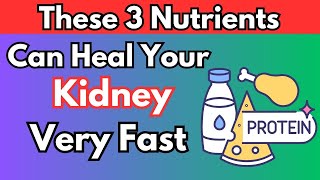 Revitalize Your Kidneys 3 Nutrients Doctors Don’t Want You to Miss [upl. by Tebzil]