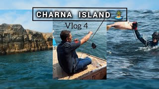 Charna Island Vlog4 Fishing Underwater diving cooking Vlog [upl. by Atil921]