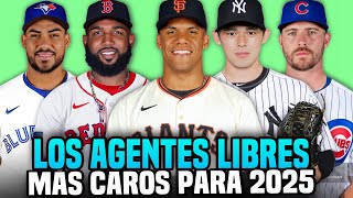 LOS 20 MEJORES AGENTES LIBRES PARA 2025 EN MLB FREE AGENT BASEBALL  JUAN SOTO PETE ALONSO y OTROS [upl. by Mahau]