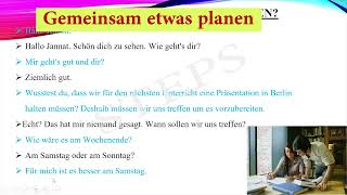 Gemeinsam etwas planen I A2B1 I Sprechen teil 2 I Part 3 of 30 [upl. by Gen]