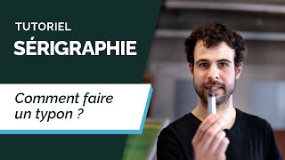 Tutoriel Sérigraphie 1  Préparer Un Typon [upl. by Berfield40]