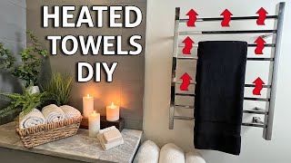 Easy Install Of Luxurious Heated Towel Bar [upl. by Bordiuk]