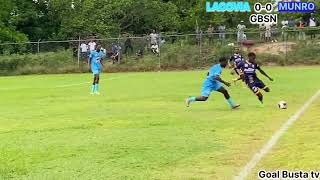 DACOSTA CUP 2024 LACOVIA vs MUNRO COLLEGE 1st half action11092024 [upl. by Buckden988]