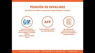 AFP ¿Cómo Jubilar por Invalidez en Chile [upl. by Parhe]