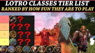 LOTRO Class Tier List  Ranking All Classes By How Fun They Are To Play [upl. by Eihctir503]