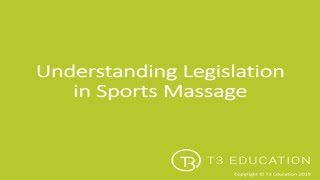 Professional Practice In Sports Massage Understanding UK Legislation [upl. by Lertsek820]