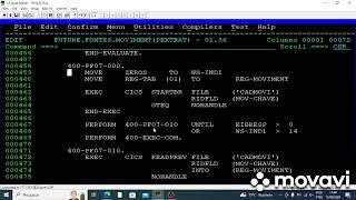 °•¿•° Mainframe Cobol sistema de contas correntes Aula 05  Programas p Movimentação Contas [upl. by Moureaux475]