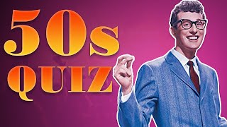 Can You Name ALL These HITS of the 50s  MUSIC QUIZ  Guess the song [upl. by Ondrej]