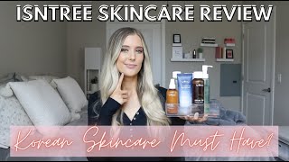 Isntree Skincare Review  Green Tea amp Hyaluronic Acid Korean Skin Care Stylevana Haul amp Coupon Code [upl. by Blaire]