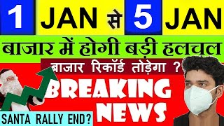 बाजार में बदलाव 03 BIG NEWS🔥🔥LATEST STOCK MARKET NEWS ⚫DALAL STREET WEEK AHEAD⚫SANTA RALLY RESULTS [upl. by Andeee]