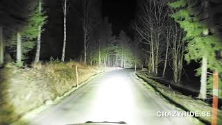 Extraljus LED 185W från Crazyridese [upl. by Runck]