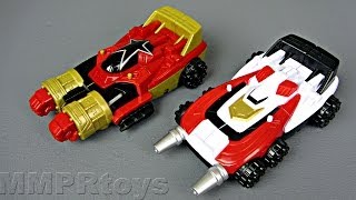 Super Megaforce Delta Runner amp ZEO Racer Zord Review Power Rangers [upl. by Halimeda]