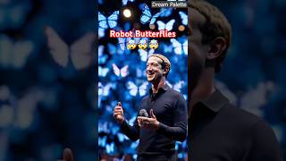 Mark Zuckerberg introducing Robot Butterflies 🤯🤯🤯 shorts [upl. by Aggappora902]