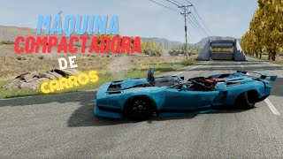 MÁQUINA COMPACTADORA DE CARROS  Beamng Drive jogo gaming beamngdrive games crash jogos [upl. by Hudson]