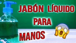 COMO HACER JABÓN LIQUIDO PARA MANOS  Así De Fácil [upl. by Bacon]