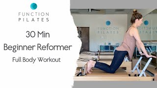 30min Beginner Reformer  Full Body Workout [upl. by Norvan171]