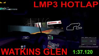 iRacing LMP3 Watkins Glen Hotlap 137120 Open Setup [upl. by Naihs]