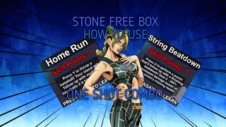 YBA STONE FREE BOX SHOWCASE ONE SHOT COMBO 1 VS 1 [upl. by Naugal]