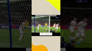 Indonesia vs Australia indonesiavsaustralia timnas feedshorts score skor siapamenang viral [upl. by Raddi]