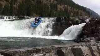 Rafters taking Kootenai Falls [upl. by Nilyac594]