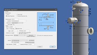 Place Openings In Support Skirts Using COMPRESS [upl. by Htebzile]