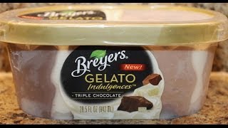 Breyers Triple Chocolate Gelato Review [upl. by Dollie211]