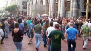 Stompede 2011 Line Dance Flash Mob [upl. by Remmos63]