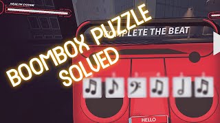 InVisions WebVerse  Boombox puzzle Solved  How to Unlock City sound Miles Suit [upl. by Rosalinde]