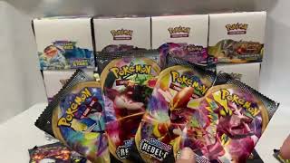 Pokemon Booster Cards Boxes Unboxing [upl. by Daffy]