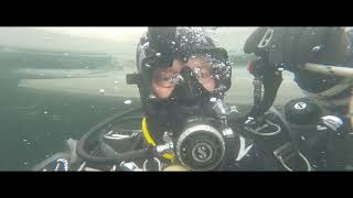 Ice diving in Lithuania [upl. by Dedrick]