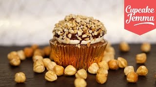 Ferrero Rocher Christmas Cupcakes  Cupcake Jemma [upl. by Nomis]