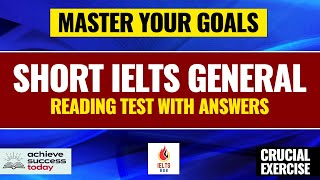 IELTS Short General Reading Practice Test 90 With Answers [upl. by Nahtahoj43]