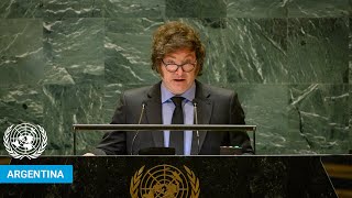 🇦🇷 Argentina  President Addresses United Nations General Debate 79th Session  UNGA [upl. by Ttenaj]