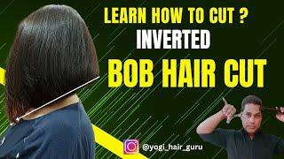 INVERTED BOB HAIR CUT FULL TUTORIAL STEP BY STEP haircuttingeducation haircutideas bobhaircut [upl. by Arbmik]