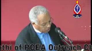 Former PCEA Moderator Rev Dr Jesse Kamau in London [upl. by Eenimod]