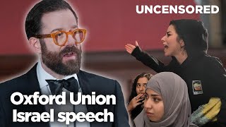 COMPLETE and UNCENSORED Jonathan Sacerdotis speech defending Israel at the Oxford Union [upl. by Egin]