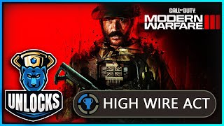 HIGH WIRE ACT Achievement Guide Call of Duty Modern Warfare III [upl. by Beitch]