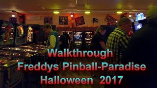 Freddys Pinball Paradise Halloween 2017 Walkthrough Germany Flipper [upl. by Hettie230]