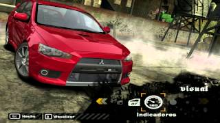 NFS Most Wanted Car Mods 3 Mitsubishi Lancer Evo X [upl. by Aicemak907]