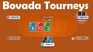 Bovada Poker Tournaments vs Cash Games  Update [upl. by Romy]