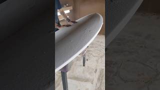 Surfboard scrubbing surfboardshaping surfshop [upl. by Rosenstein]